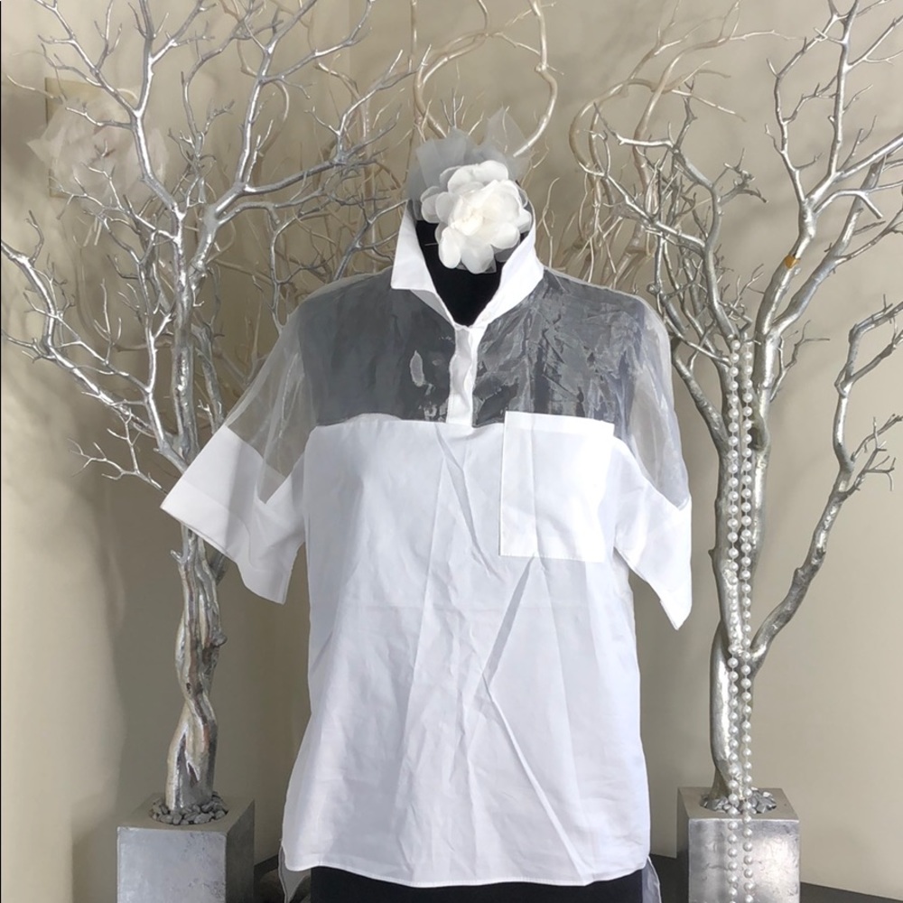 Boutique style white shirt